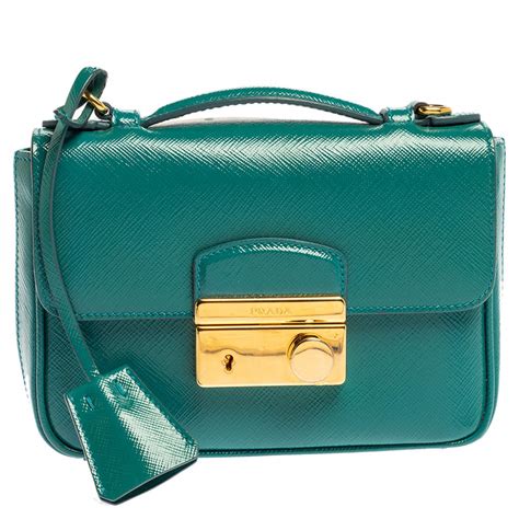 nwob prada turquoise saffiano leather|prada leather style.